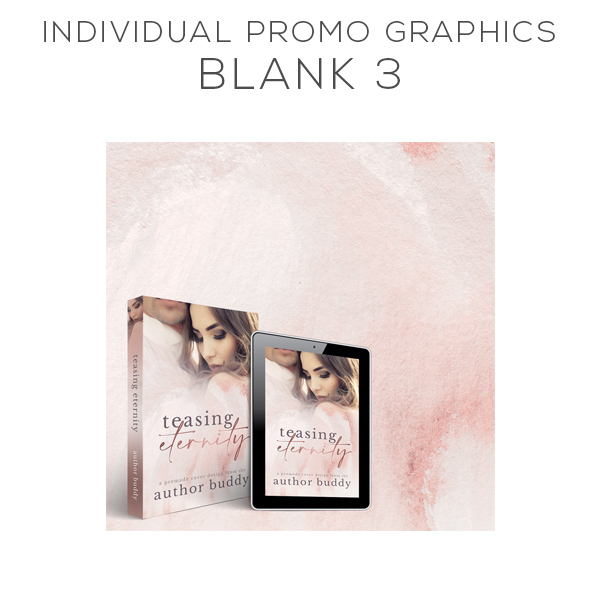 Individual Promo Graphics Pack Design for Authors - Premade and Custom Book Cover Packages from The Author Buddy
