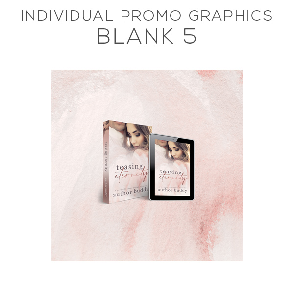Individual Promo Graphics Pack Design for Authors - Premade and Custom Book Cover Packages from The Author Buddy