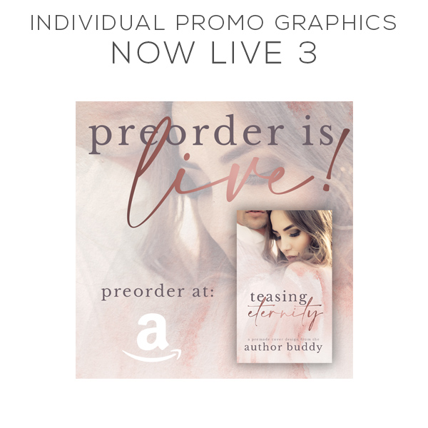 Pre-order Graphic - Individual Promo Graphics Pack Design for Authors - Premade and Custom Book Cover Packages from The Author Buddy