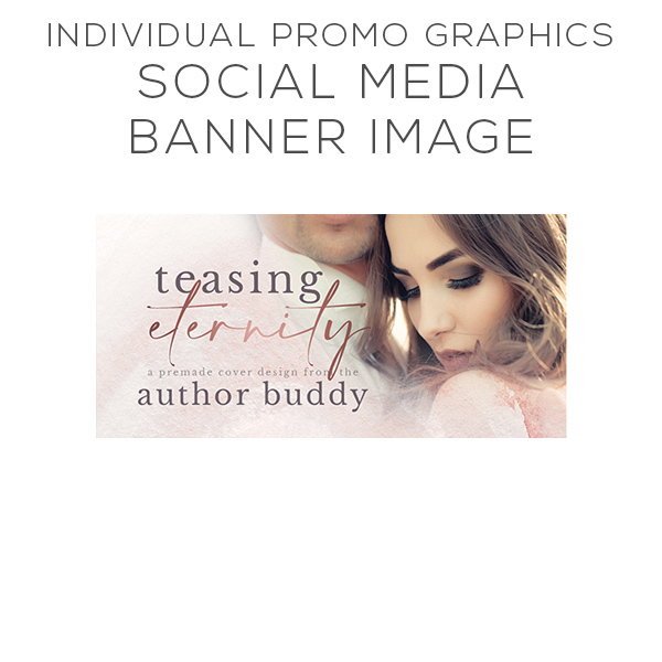 Social Media Banner / Cover Image Graphic - Individual Promo Graphics Pack Design for Authors - Premade and Custom Book Cover Packages from The Author Buddy