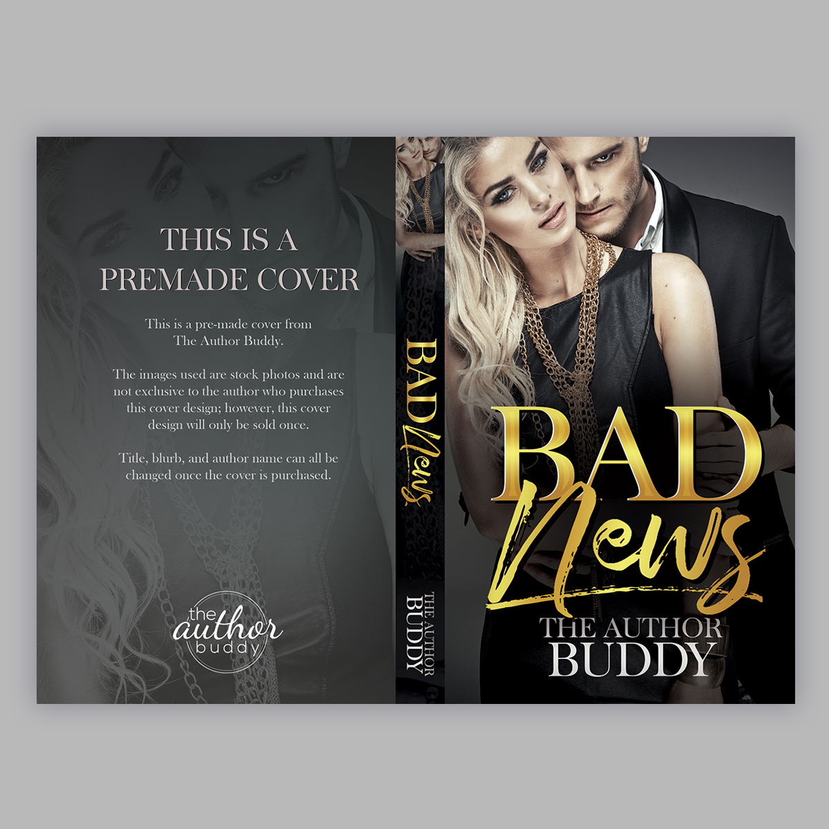 Bad News - Premade Book Cover from The Author Buddy