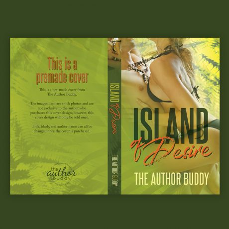 Island of Desire – Premade Steamy Romance Book Cover from The Author Buddy