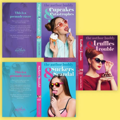 Sweet & Sassy Trilogy – Premade Romantic Comedy RomCom Book Cover Trilogy from The Author Buddy