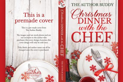 Christmas Dinner with the Chef - Premade Holiday Book Cover from The Author Buddy