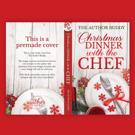 Christmas Dinner with the Chef – Premade Holiday Book Cover from The Author Buddy