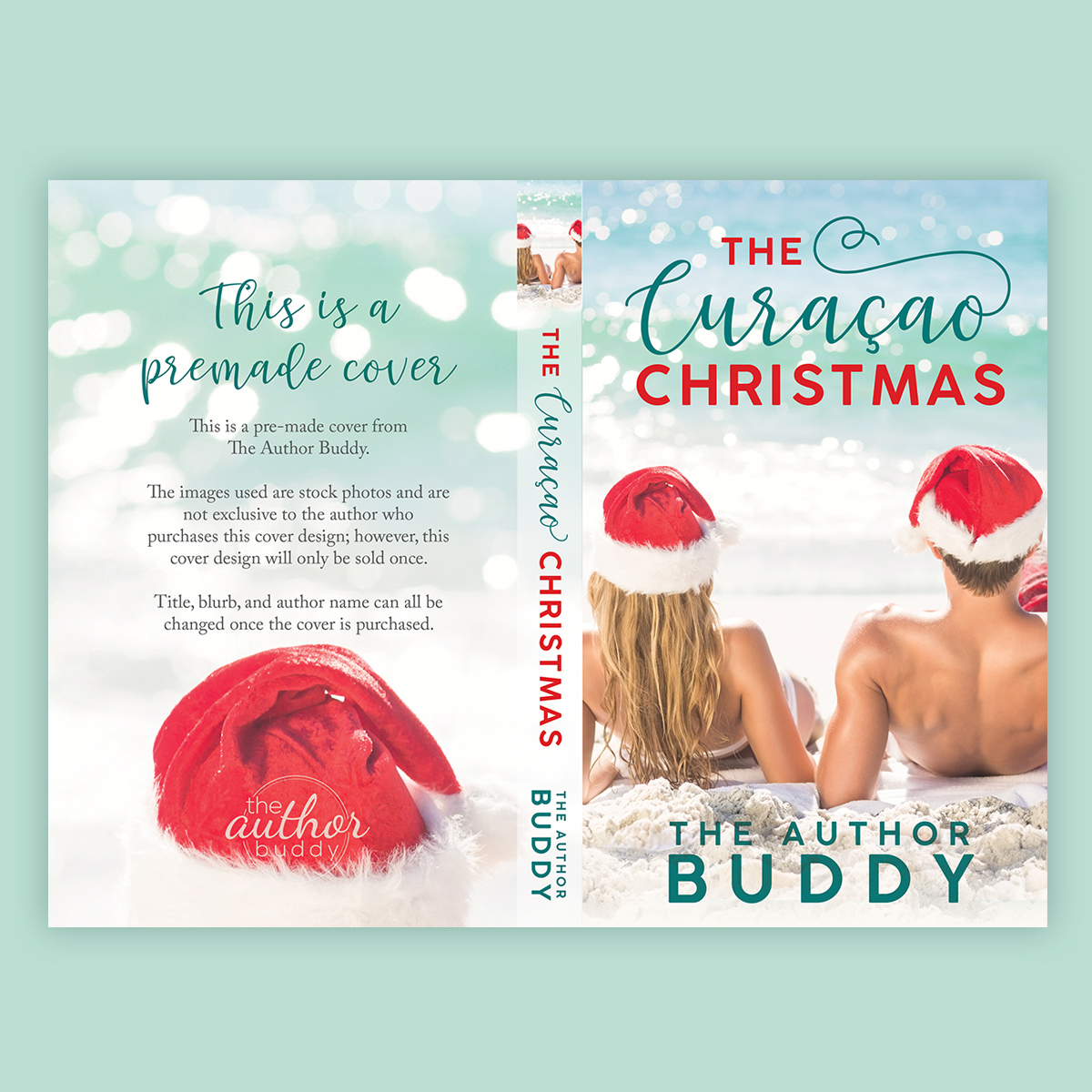 The Curacao Christmas - Premade Holiday Book Cover from The Author Buddy