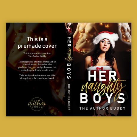 Her Naughty Boys – Premade Reverse Harem Holiday Book Cover from The Author Buddy
