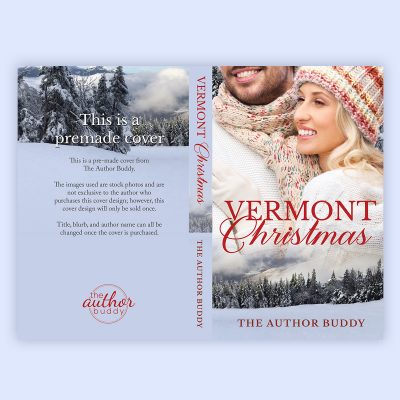 Vermont Christmas - Premade Holiday Romantic Suspense Book Cover from The Author Buddy