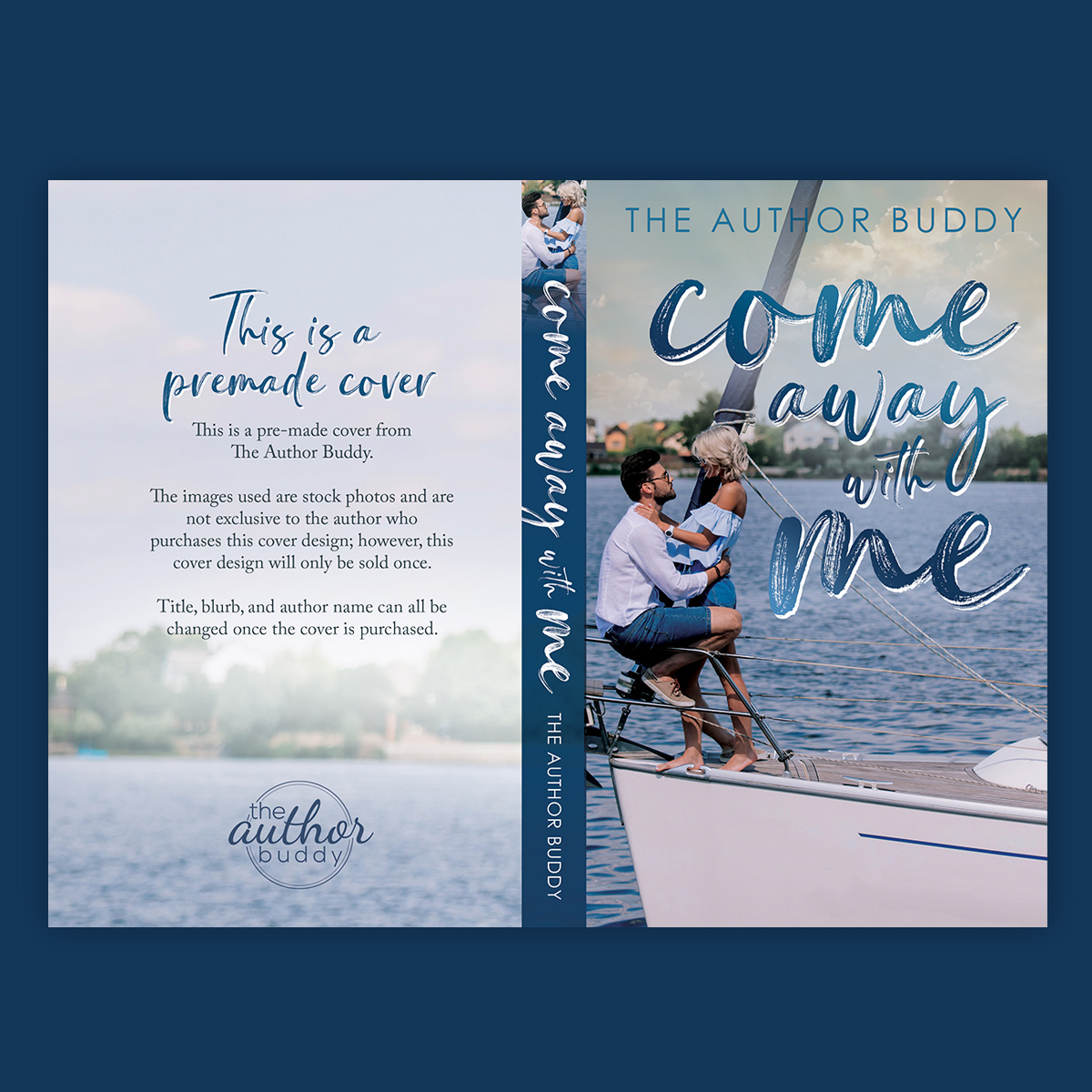 Come Away With Me - Premade Book Cover from The Author Buddy