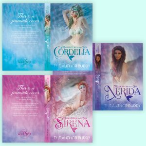 Daughters of the Sea Trilogy - Premade Paranormal Mermaid Book Cover Trilogy from The Author Buddy