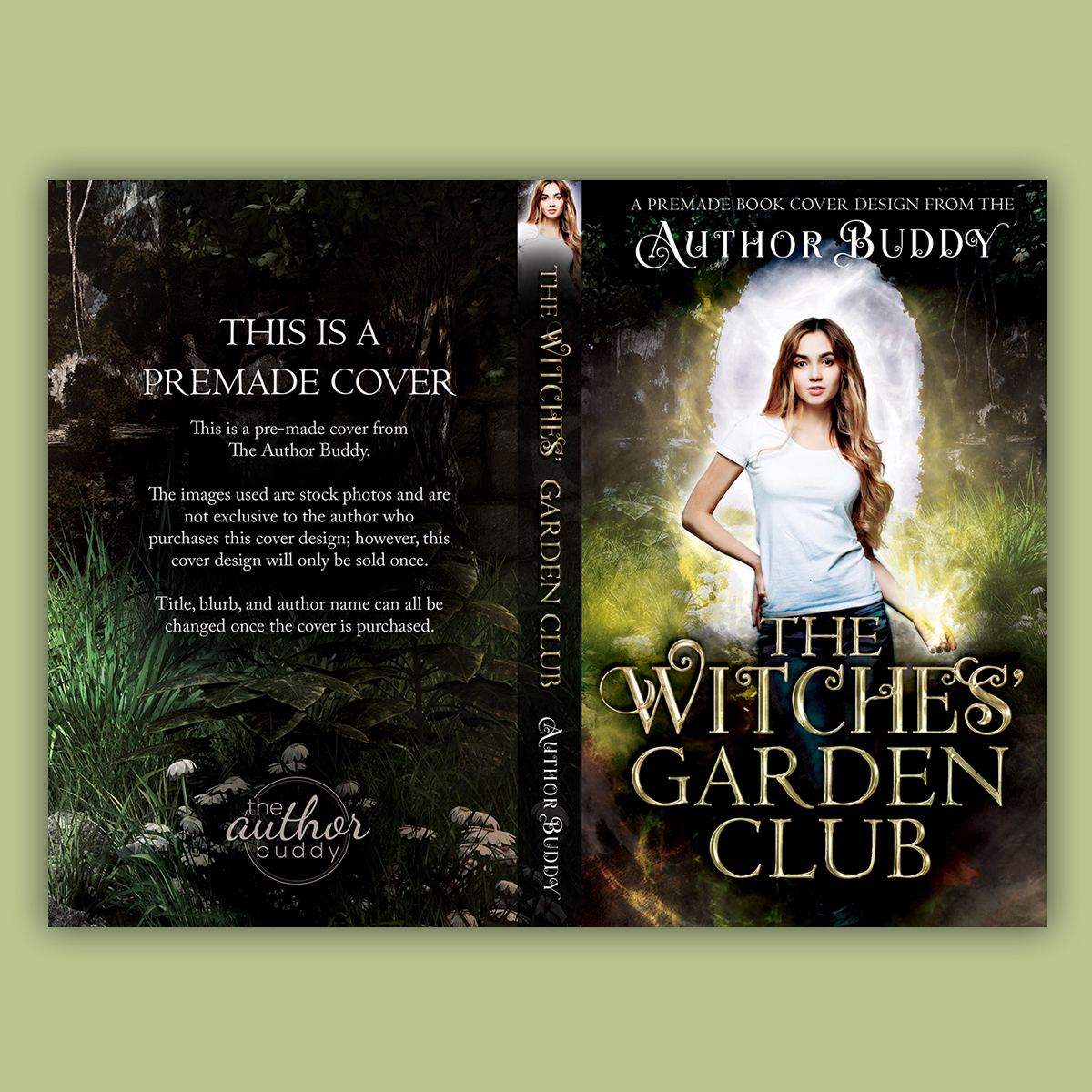 The Witches' Garden Club - Premade Paranormal Book Cover from The Author Buddy