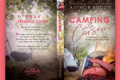 Camping with Carson - A Premade ROmantic Comedy Book Cover from The Author Buddy