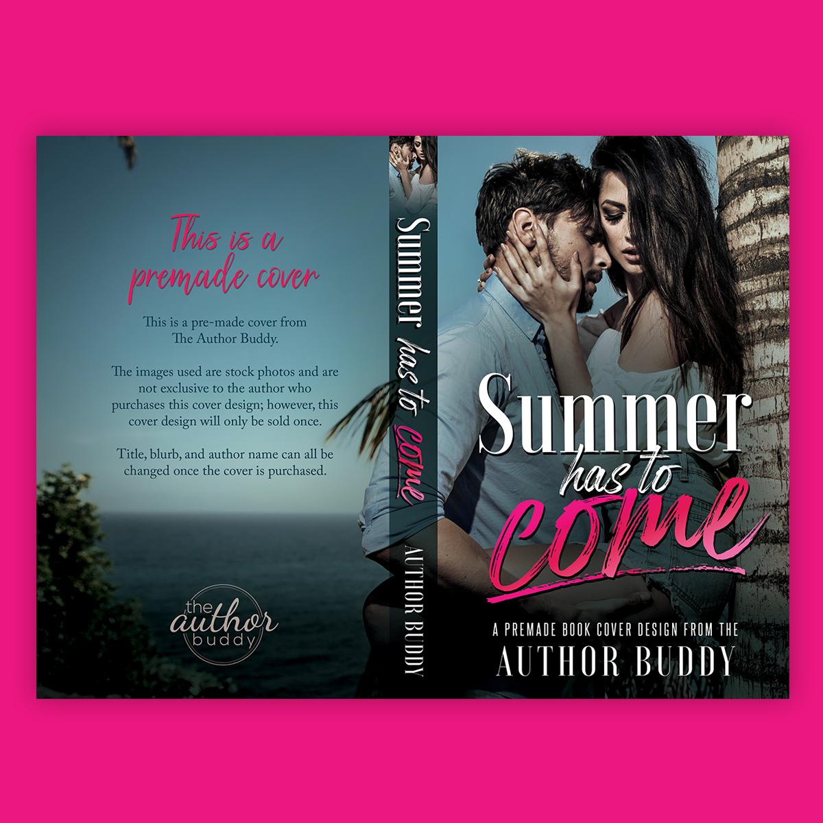 Summer Has to Come - Premade Steamy Romance Book Cover from The Author Buddy
