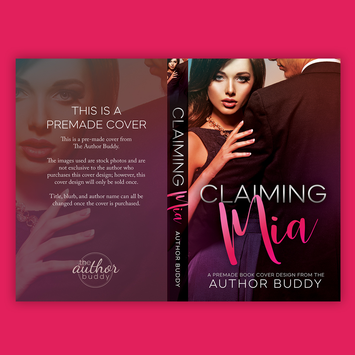 Claiming Mia - Premade Book Cover from The Author Buddy
