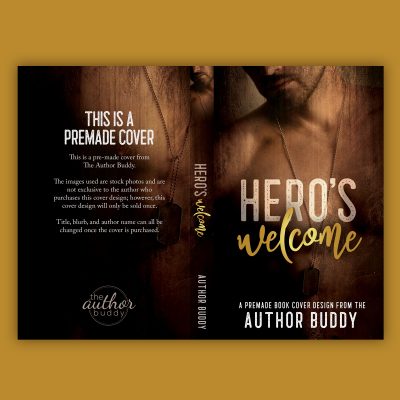 Hero's Welcome - Premade Military Hero Romance Book Cover from The Author Buddy