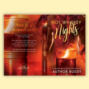 Hot Whiskey Nights - Premade Steamy Romance Book Cover from The Author Buddy
