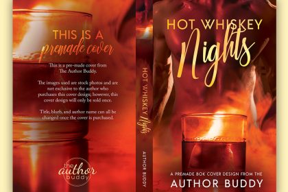 Hot Whiskey Nights - Premade Steamy Romance Book Cover from The Author Buddy
