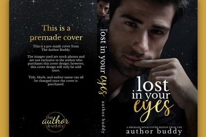 Lost in Your Eyes - Premade Contemporary Romance Book Cover from The Author Buddy
