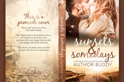Sunsets & Somedays - Premade Contemporary Romance Book Cover from The Author Buddy