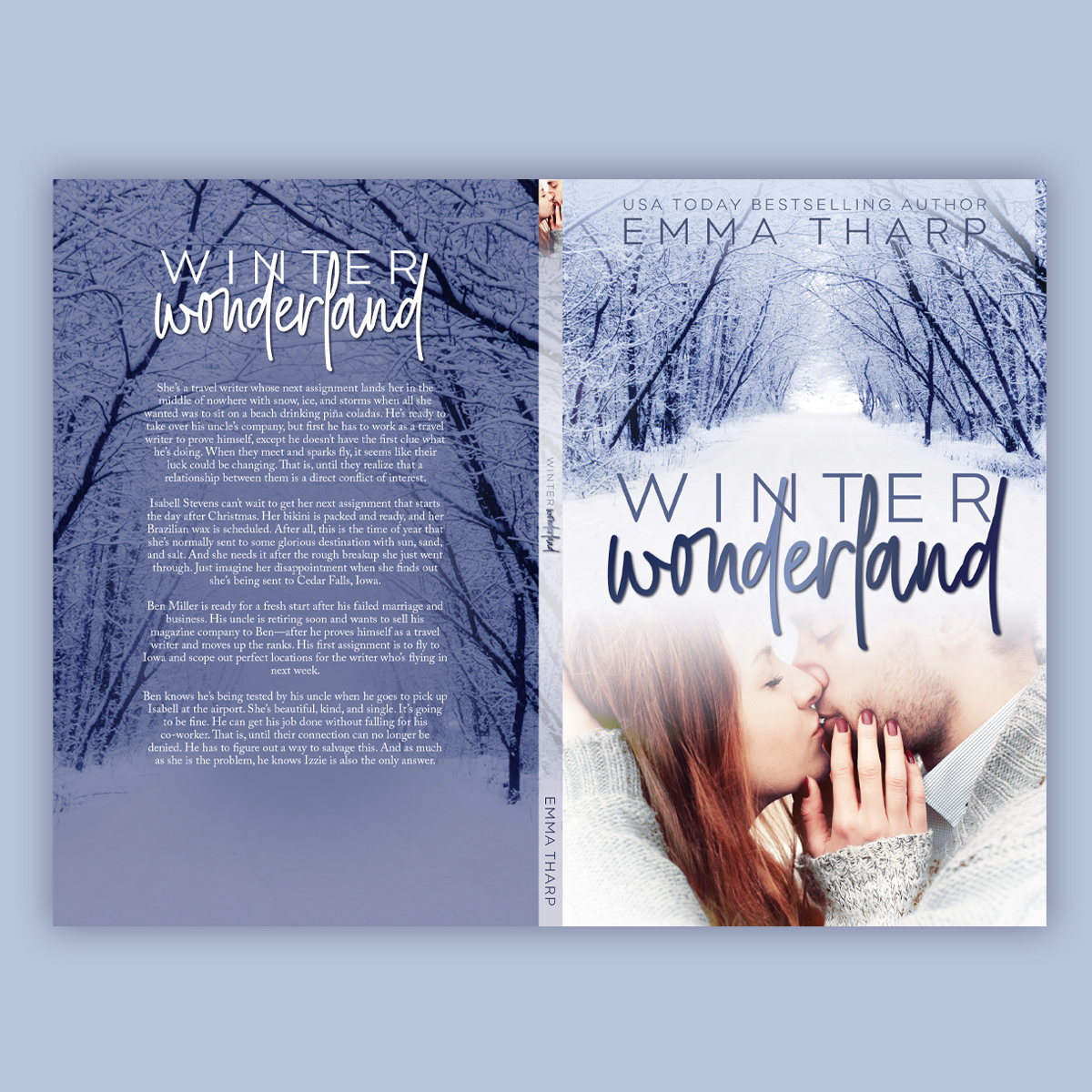 Print / Paperback Cover - Winter Wonderland, by Emma Tharp - Premade Holiday Book Cover from The Author Buddy