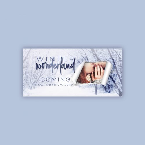 Cover Reveal Graphic - Winter Wonderland, by Emma Tharp - Premade Holiday Book Cover from The Author Buddy