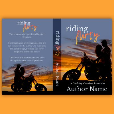 Riding Flirty - Premade Contemporary Romance Book Cover from Christley Creatives