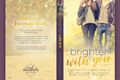 Brighter With You - Premade Contemporary Romance Book Cover from The Author Buddy