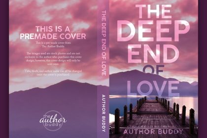 The Deep End of Love - Premade Contemporary Romance Book Cover from The Author Buddy