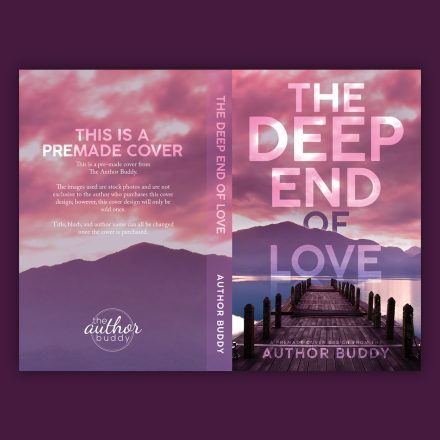 The Deep End of Love - Premade Contemporary Romance Book Cover from The Author Buddy