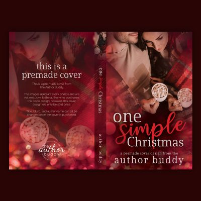 One Simple Christmas - Premade Contemporary Holiday Romance Book Cover from The Author Buddy