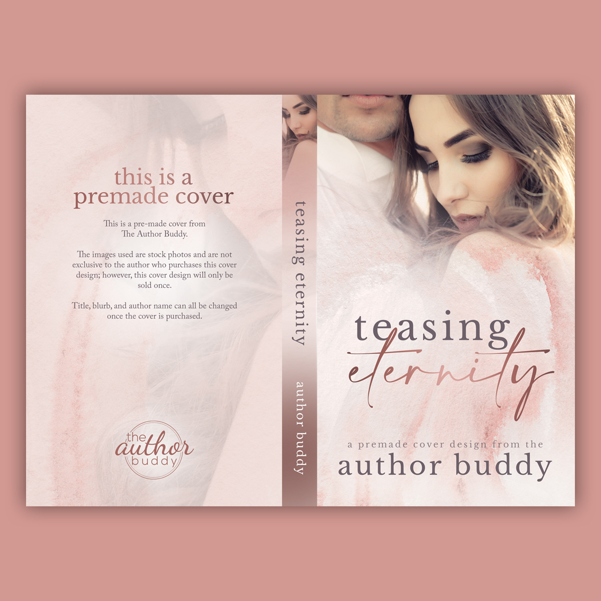 Teasing Eternity - Premade Contemporary Romance Book Cover from The Author Buddy