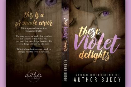 These Violet Delights - Premade Contemporary Dark Romance Book Cover from The Author Buddy