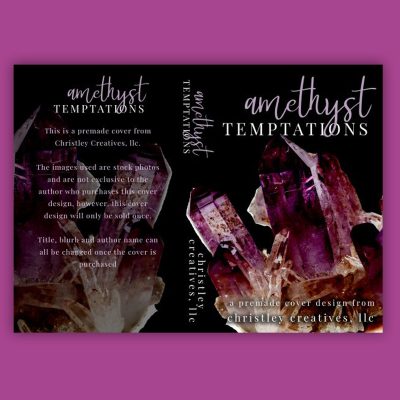 Amethyst Temptation - Premade Contemporary Romance Book Cover from Christley Creatives