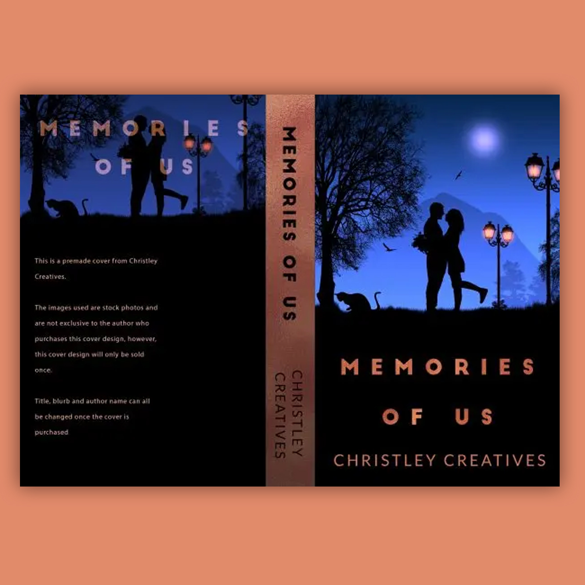 Memories of Us - Premade Contemporary Romance Book Cover from Christley Creatives