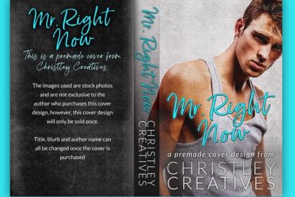Mr. Right Now - Premade Contemporary Romance Book Cover from Christley Creatives