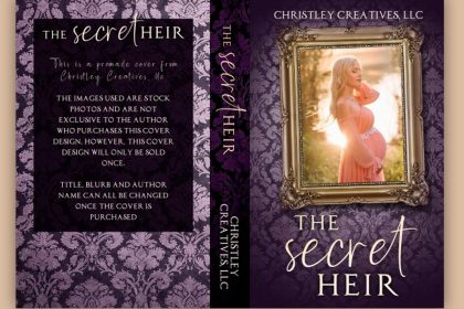 The Secret Heir - Premade Romance Book Cover from Christley Creatives