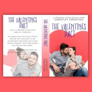 The Valentines Pact - Premade Contemporary Romance Book Cover from Christley Creatives