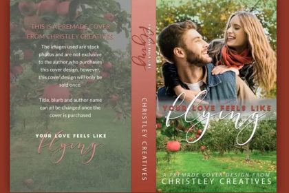 Your Love Feels Like Flying - Premade Contemporary Romance Book Cover from Christley Creatives