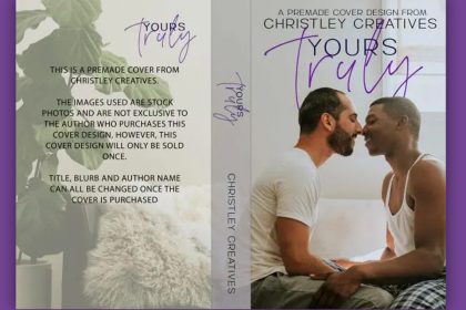 Yours Truly - Premade Contemporary Romance Book Cover from Christley Creatives