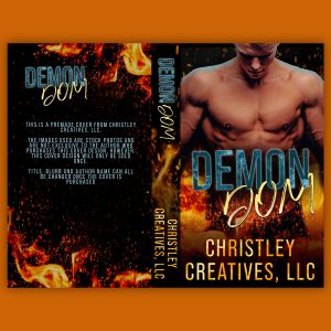 Demon Dom - Premade Contemporary Romance Book Cover from Christley Creatives