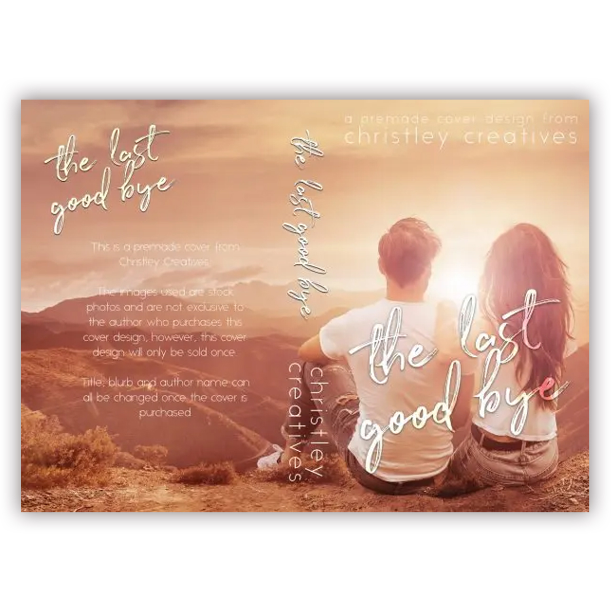 The Last Goodbye - Premade Contemporary Romance Book Cover from Christley Creatives