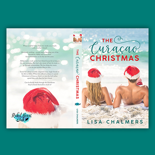 Paperback Cover - The Curacao Christmas by Lisa Chalmers - Premade Holiday Romance Book Cover from The Author Buddy