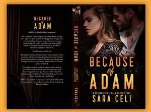 Paperback Cover - Because of Adam, A Billionaires of Palm Beach Story by Sara Celi - Premade Billionaire Romance Book Cover from The Author Buddy