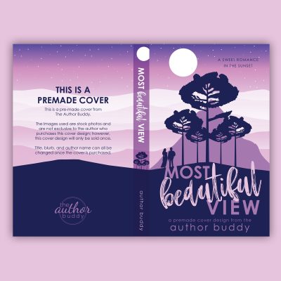 Most Beautiful View - Premade Illustrated Contemporary Romance Book Cover from The Author Buddy