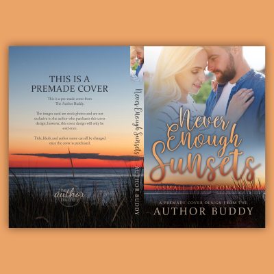 Never Enough Sunsets - Premade Contemporary Romance Book Cover from The Author Buddy