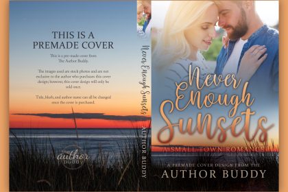 Never Enough Sunsets - Premade Contemporary Romance Book Cover from The Author Buddy