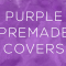 Purple Premade Romance Book Covers by The Author Buddy and Christley Creatives