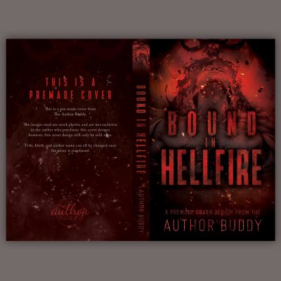 Bound in Hellfire - Premade Dark Paranormal Demon Romance Book Cover from The Author Buddy