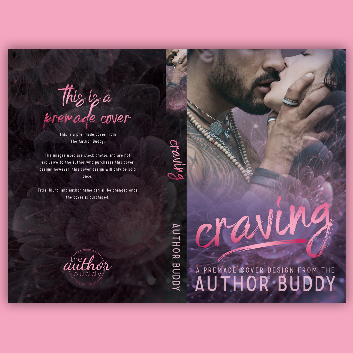 Craving - Premade Contemporary Steamy Dark Romance Book Cover from The Author Buddy
