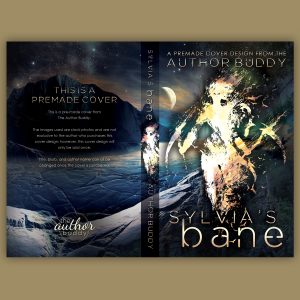Sylvia's Bane - Premade Dark Sci-Fi Romance Book Cover from The Author Buddy
